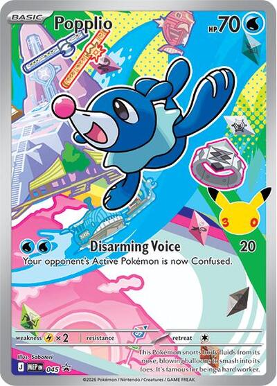 Popplio - 045 | Holofoil | ME: Mega Evolution Promo
