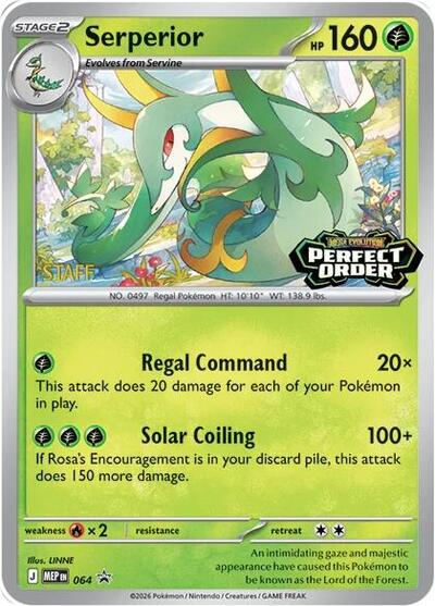 Serperior - 064 [Staff] | Holofoil | ME: Mega Evolution Promo