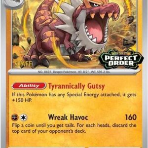 Tyrantrum - 066 [Staff] | Holofoil | ME: Mega Evolution Promo