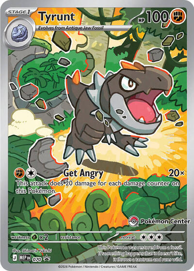 Tyrunt - 070 (Pokemon Center Exclusive) | Holofoil | ME: Mega Evolution Promo
