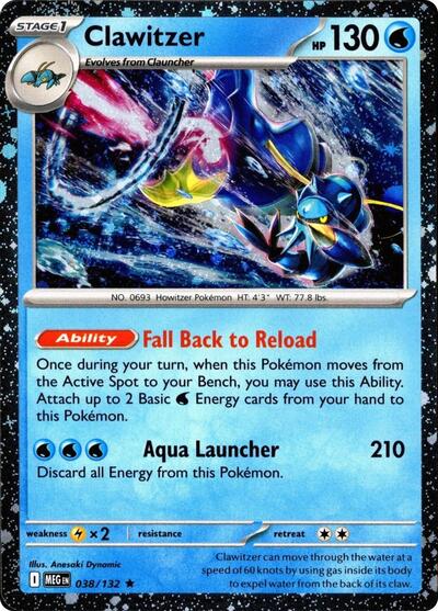 686357_400w.jpg Clawitzer (Cosmos Holo) | 038/132 | Holofoil | Miscellaneous Cards & Products