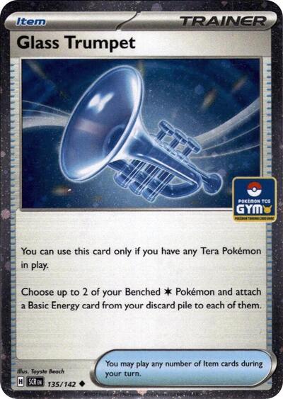 Glass Trumpet (Gym Stamp Asia Exclusive) | 135/142 | Holofoil | Miscellaneous Cards & Products