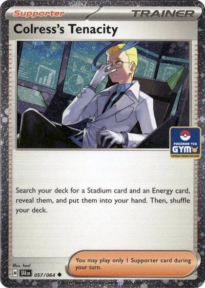Colress's Tenacity (Gym Stamp Asia Exclusive) | 057/064 | Holofoil | Miscellaneous Cards & Products