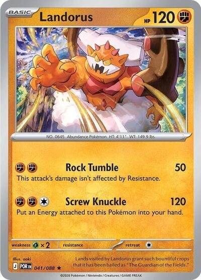 689164_400w Landorus - 041/088 | 041/088 | Normal | Deck Exclusives