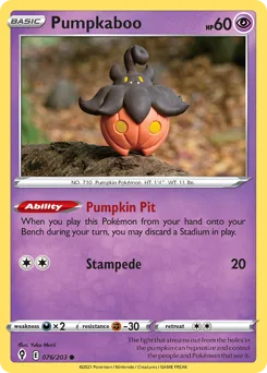 Pumpkaboo | 2023 (Gabriel Fernandez) | 076/203 | Normal | World Championship Decks