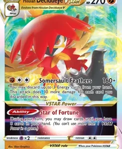 Hisuian Decidueye VSTAR | 2022 (Ondrej Skubal) | 084/189 | Normal | World Championship Decks