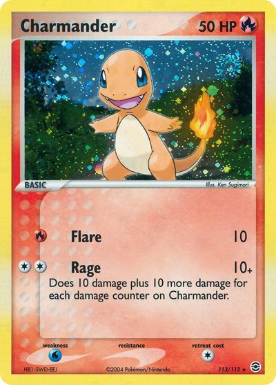 Charmander | 113/112 | Normal | FireRed & LeafGreen
