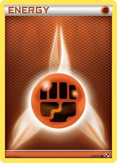 Fighting Energy | 110/114 | Reverse Holofoil | Black and White