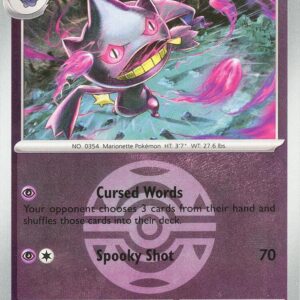 Banette 091/217 (Dusk Ball) Reverse Holofoil ME: Ascended Heroes