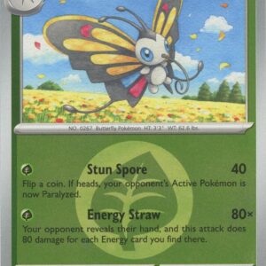 Beautifly 013/217 (Energy Symbol Pattern) Reverse Holofoil ME: Ascended Heroes