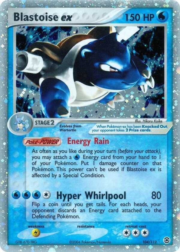 Blastoise ex 104/112 Normal FireRed & LeafGreen