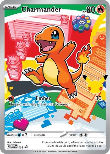 Charmander – 038 Holofoil ME: Mega Evolution Promo Charmander – 038 Holofoil ME: Mega Evolution Promo