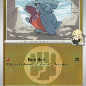 Cynthia’s Gible (Energy Symbol Pattern) 109/217 Reverse Holofoil ME: Ascended Heroes
