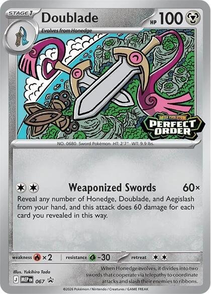 Doublade – 067 Normal ME: Mega Evolution Promo Doublade – 067 Normal ME: Mega Evolution Promo