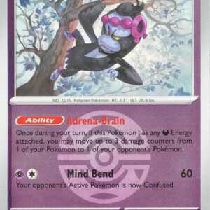 Munkidori (Dusk Ball) 099/217 Reverse Holofoil ME: Ascended Heroes Munkidori (Dusk Ball) 099/217 Reverse Holofoil ME: Ascended Heroes