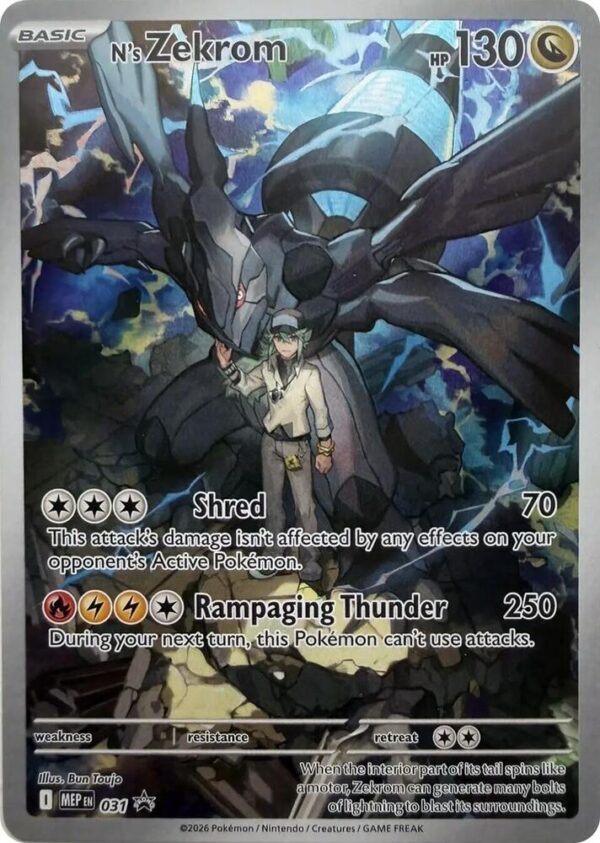 N’s Zekrom – 031 Holofoil ME: Mega Evolution Promo N’s Zekrom – 031 Holofoil ME: Mega Evolution Promo