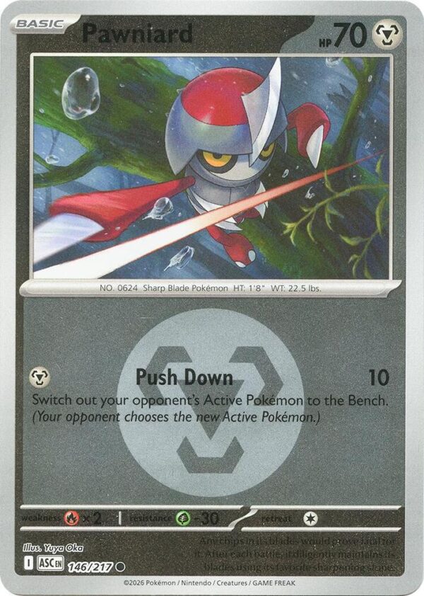 Pawniard (Energy Symbol Pattern) 146/217 Reverse Holofoil ME: Ascended Heroes