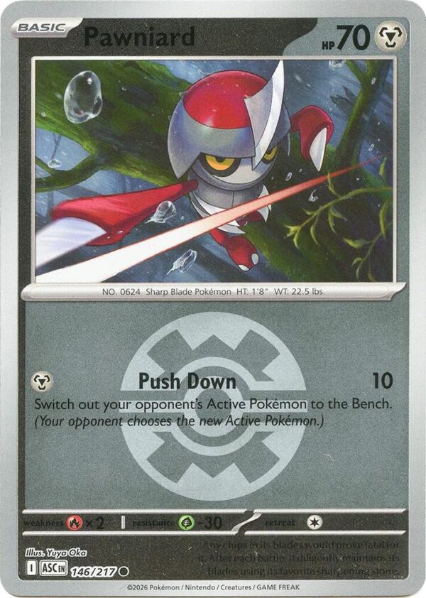 Pawniard (Quick Ball) 146/217 Reverse Holofoil ME: Ascended Heroes