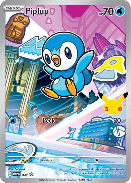 Piplup – 042 Holofoil ME: Mega Evolution Promo