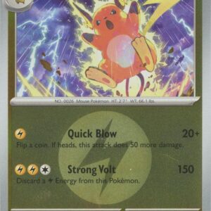 Raichu (Energy Symbol Pattern) 056/217 Reverse Holofoil ME: Ascended Heroes Raichu (Energy Symbol Pattern) 056/217 Reverse Holofoil ME: Ascended Heroes