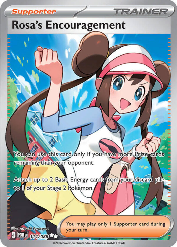Rosa’s Encouragement – 114/088 Holofoil ME03: Perfect Order