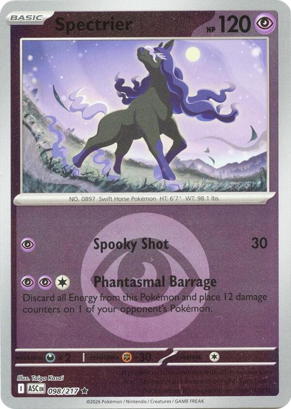 Spectrier (Energy Symbol Pattern) 098/217 Reverse Holofoil ME: Ascended Heroes