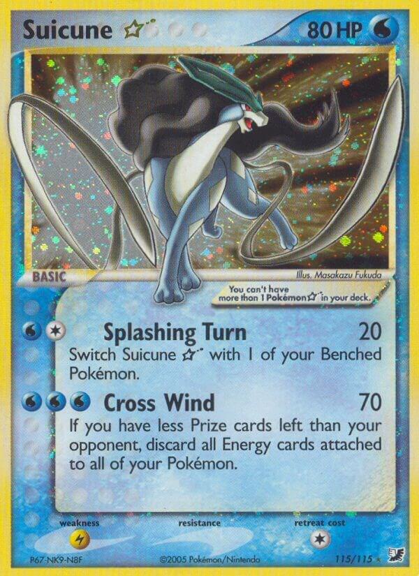 Suicune Star 115/115 Holofoil Unseen Forces