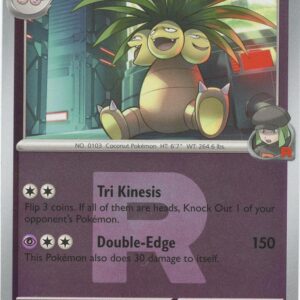 Team Rocket’s exeggutor (Team Rocket) 078/217 Reverse Holofoil ME: Ascended Heroes