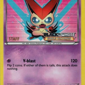 Victini 43/101 (Prerelease) [Staff] Holofoil Black and White Promos