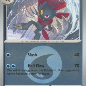 Weavile 045/217 (Energy Symbol Pattern) Reverse Holofoil ME: Ascended Heroes