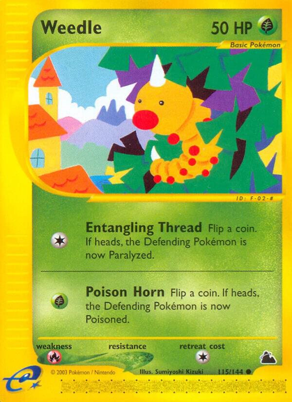 Weedle (115) 115/144 Reverse Holofoil Skyridge