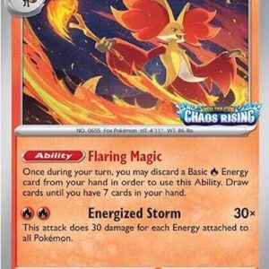 Delphox | 013/086 (Chaos Rising Stamped) | Holofoil | Miscellaneous Cards & Products