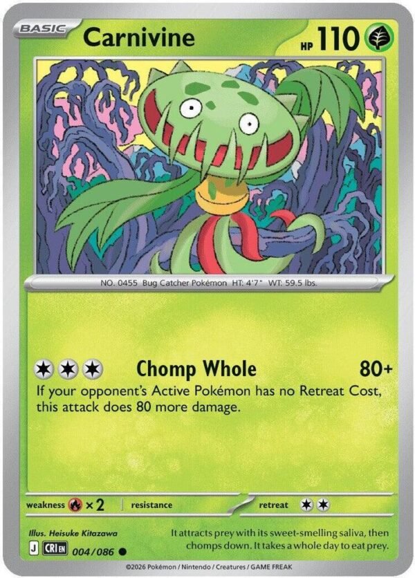 Carnivine 004/086 Normal ME04: Chaos Rising