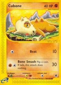 Cubone 103/165 Reverse Holofoil Expedition Cubone 103/165 Reverse Holofoil Expedition