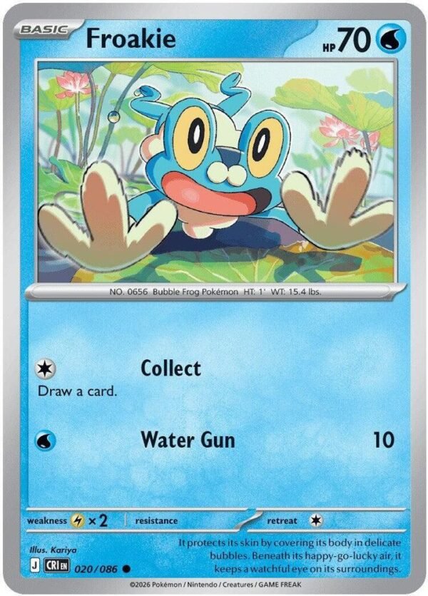 Froakie 020/086 Normal ME04: Chaos Rising