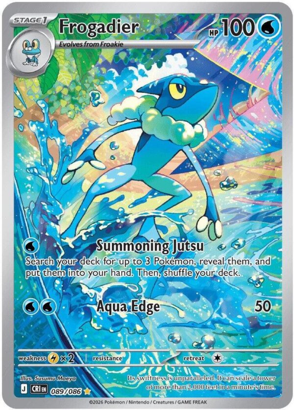 Frogadier 089/086 Holofoil ME04: Chaos Rising