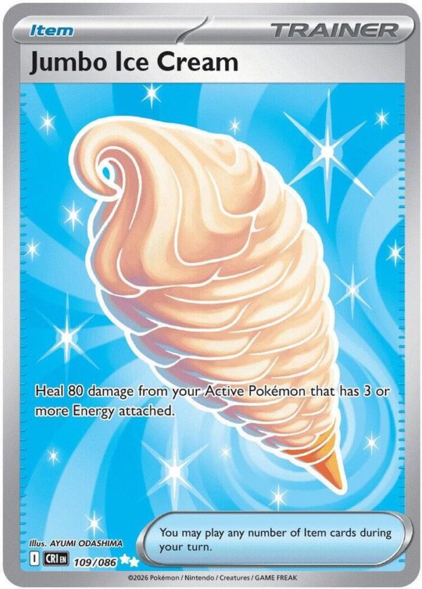 Jumbo Ice Cream 109/086 Holofoil ME04: Chaos Rising