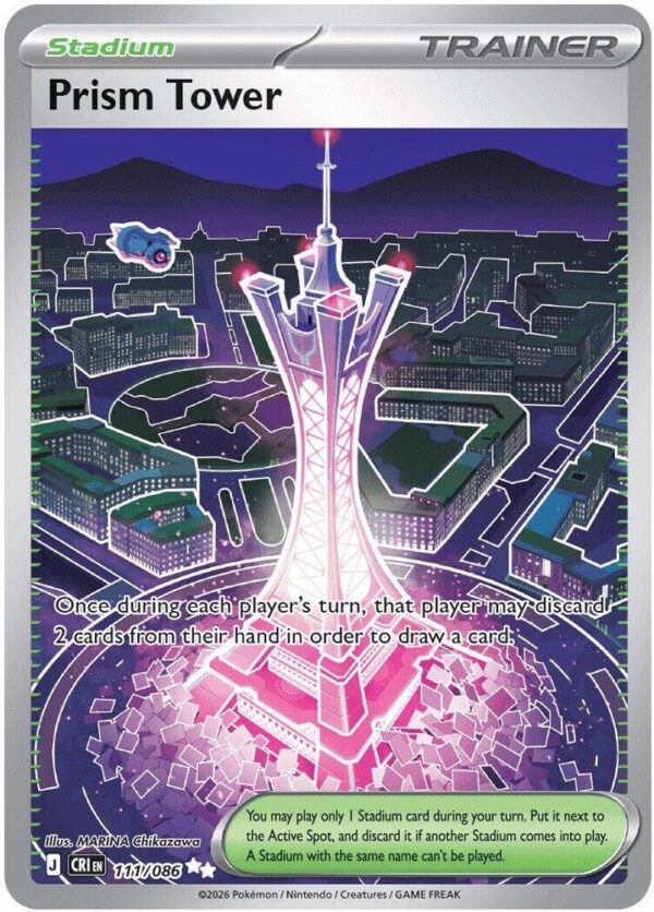 Prism Tower 111/086 Holofoil ME04: Chaos Rising