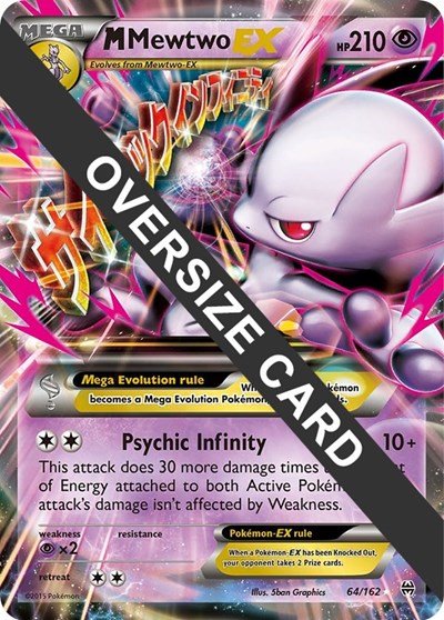 211503_400w M Mewtwo EX - 64/162 | 064/162 | Holofoil | Jumbo Cards