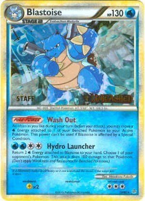 Blastoise - 13/95 (Prerelease) [Staff] | 13/95 | Holofoil | HGSS Promos