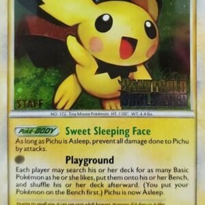 Pichu - 28/123 (Prerelease) [Staff] | 28/123 | Holofoil | Nintendo Promos