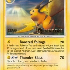 Raichu - 27/99 (Prerelease) [Staff] | 27/99 | Normal | Nintendo Promos