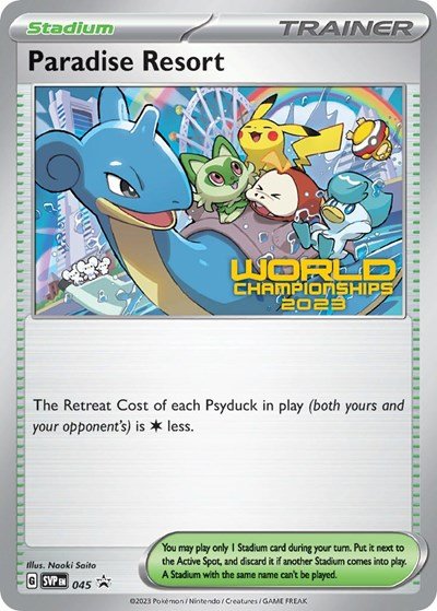 Paradise Resort - 045 (World Championships 2023) | 045 | Normal | SV: Scarlet & Violet Promo Cards