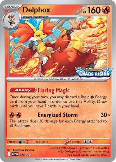 Delphox - 074 | 074 | Holofoil | ME: Mega Evolution Promo
