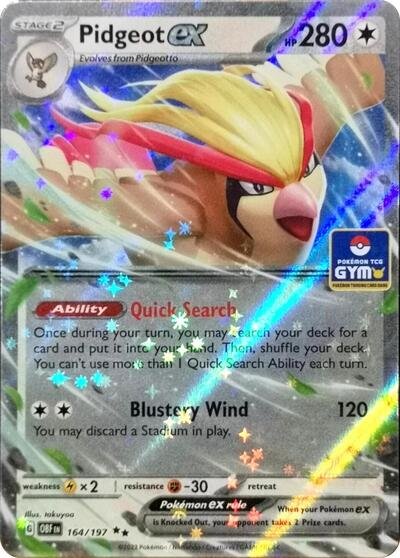 Pidgeot ex - 164/197 | 164/197 | Holofoil | Miscellaneous Cards & Products
