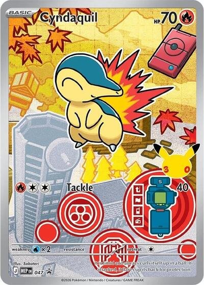 699871_400w Cyndaquil - 047 | 047 | Holofoil | ME: Mega Evolution Promo
