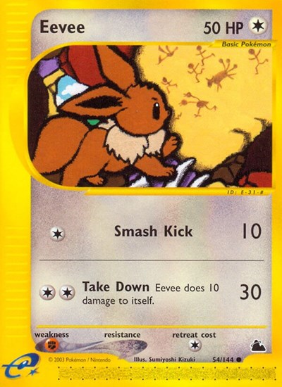 Eevee | 054/144 | Reverse Holofoil | Skyridge