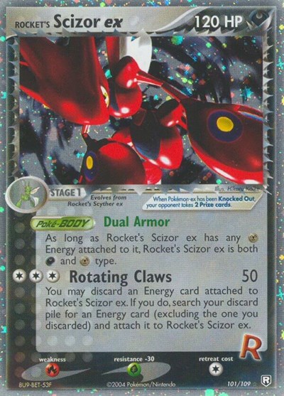 88787_400w.jpg Rocket's Scizor ex | 101/109 | Normal | Team Rocket Returns