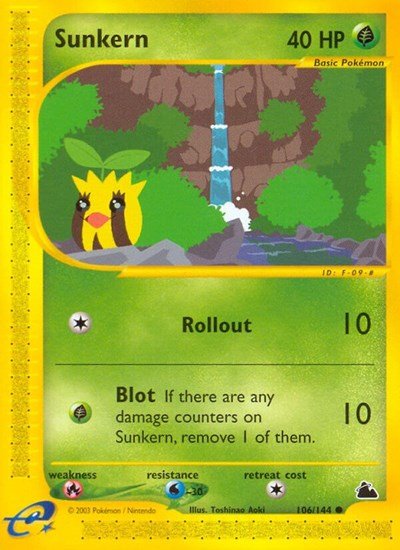 Sunkern | 106/144 | Reverse Holofoil | Skyridge
