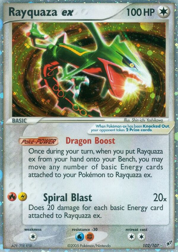 Rayquaza ex 102/107 Normal Deoxys Rayquaza ex 102/107 Normal Deoxys